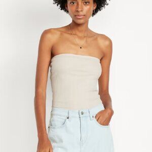 NWOT Old Navy Cream Tube Top Size Large